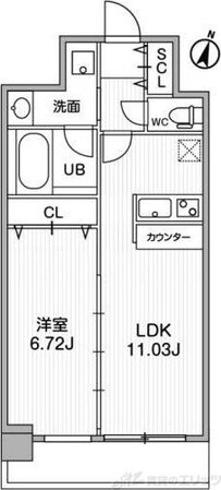 LaDouceur天満の物件間取画像